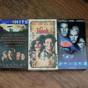 Warner Bros Classic Dustin Hoffman VHS Set - Black, Blue, Red